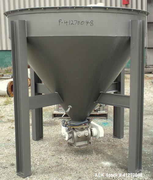 Used Chantland Material Handling Solution FIBC Filling System, Model 4260, Consisting Of: (1) Carbon steel frame, approximately 66" wide x 84" long x 113" tall. Includes a bag hanger. (1) Cassel Meta...