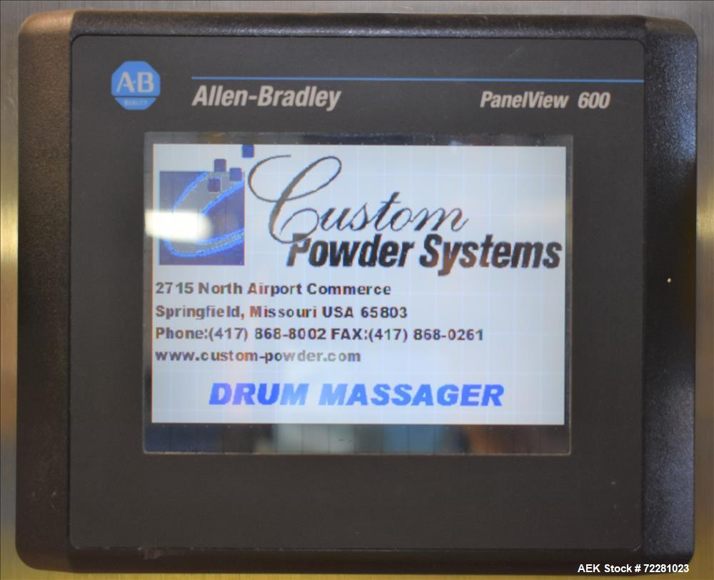 Used- Custom Powder Systems Drum Massager / Conditioner.