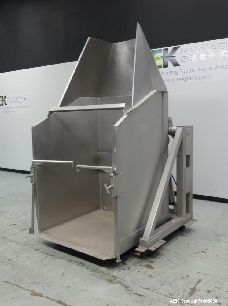 Used FPEC Food Processing Equipment Company Model HLD725 Tote Dumper