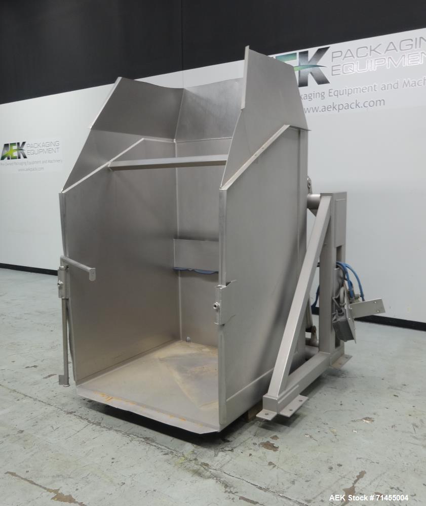 Used FPEC Food Processing Equipment Company Model HLD725 Tote Dumper