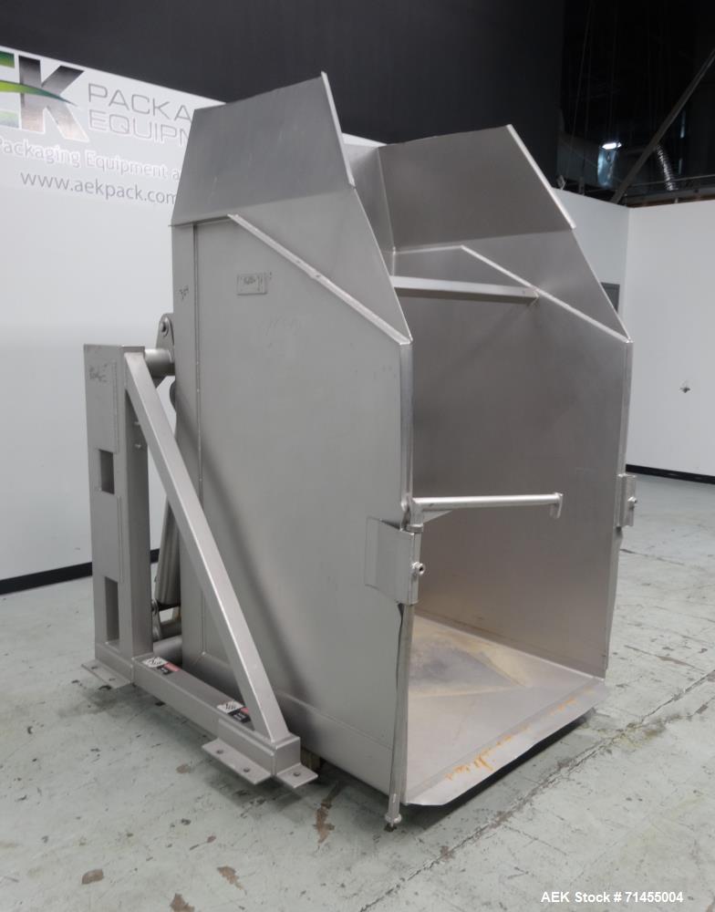 Used FPEC Food Processing Equipment Company Model HLD725 Tote Dumper