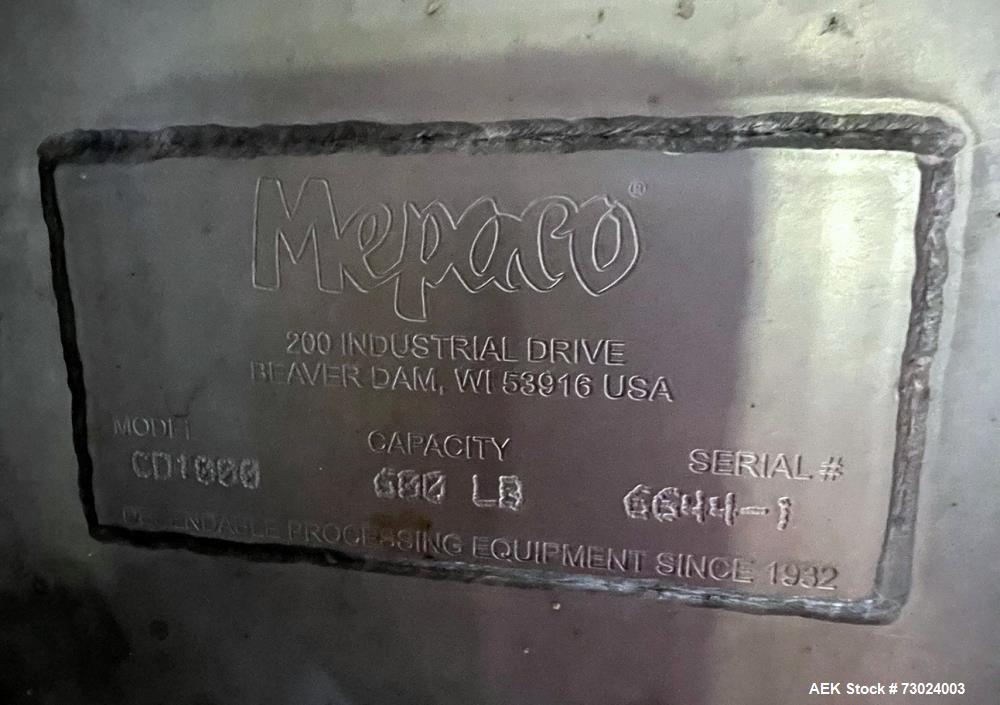 Mepaco Stainless Steel CD1000 Column Dumper System