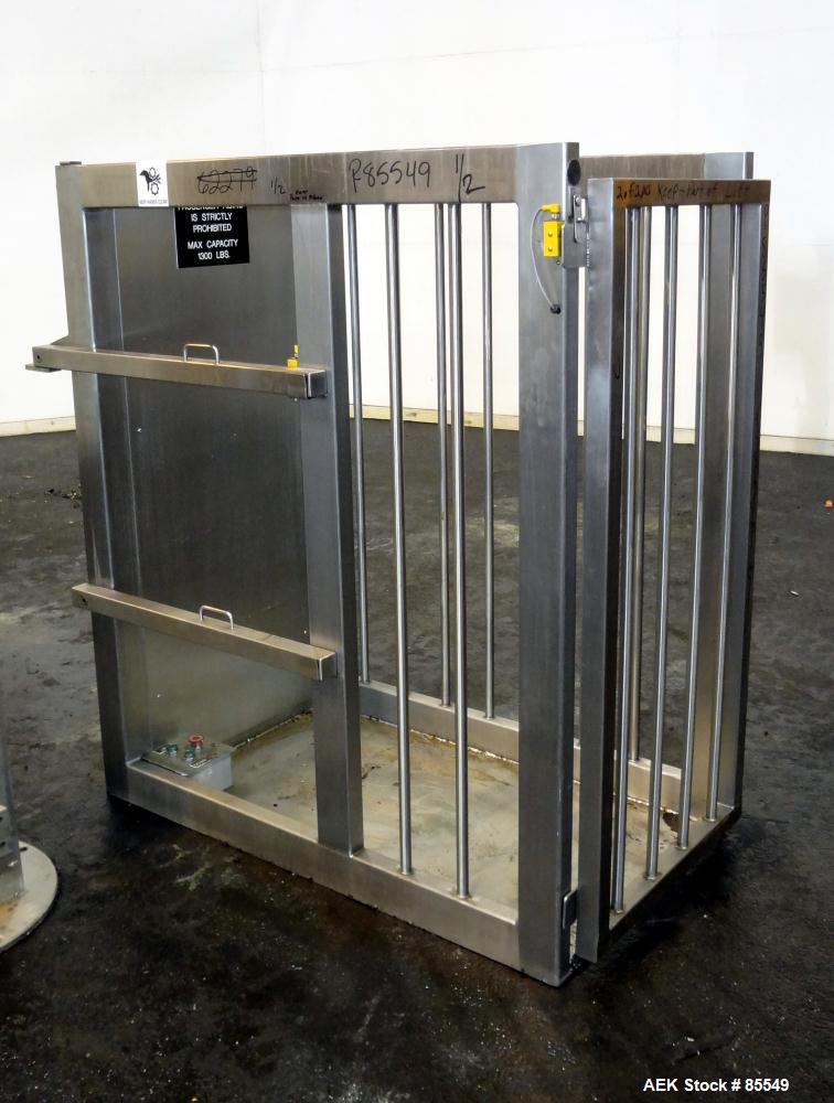 Used Stainless Steel Meto-Lift Platform Lift, Model M2165-41