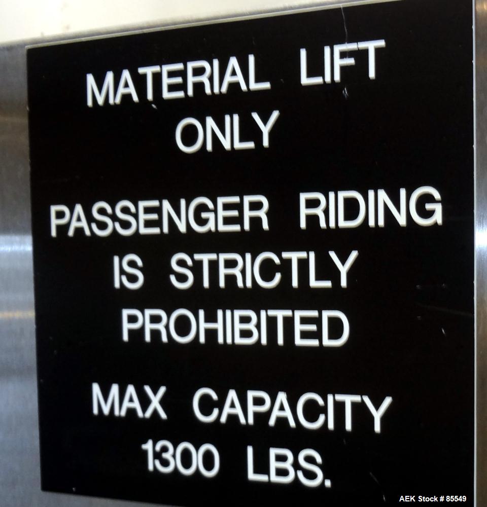 Used Stainless Steel Meto-Lift Platform Lift, Model M2165-41