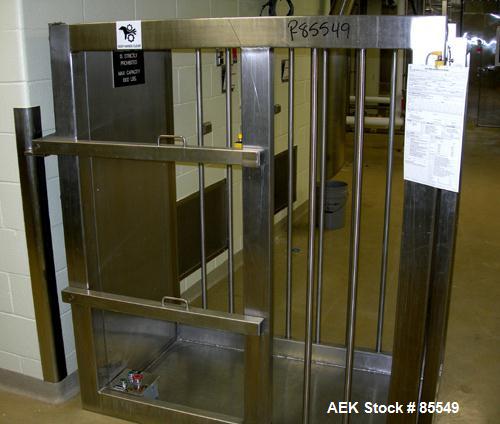 Used Stainless Steel Meto-Lift Platform Lift, Model M2165-41