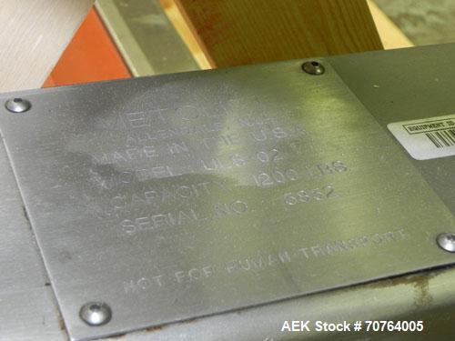 Used Meto Lift Model ULS-02 Drum Lift and Inverter