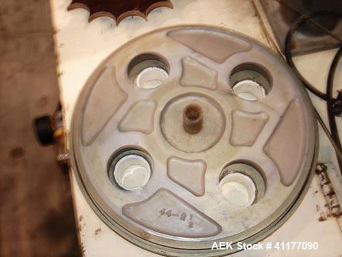 Used Stainless Steel (base and column) Meto Corp Metolift Power Drum Lift/Inver