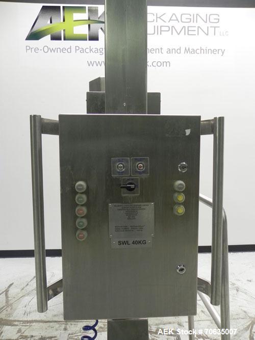 Used- Palamatic Model PALPharmaMove Isolator Drum Lifter