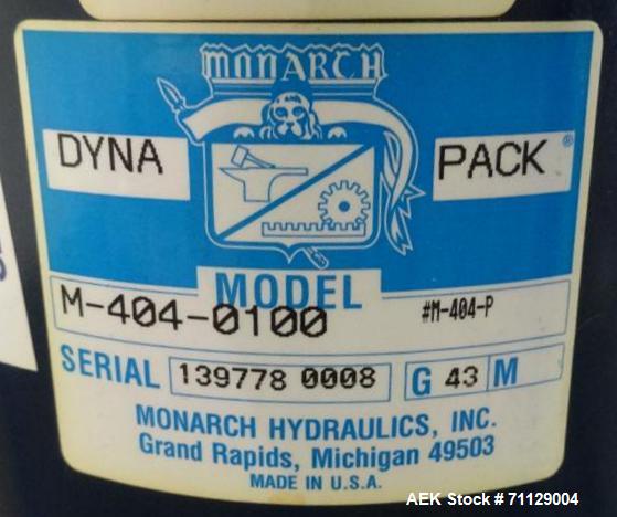 Used Morse Model 400S-96-110 Drum Dumper