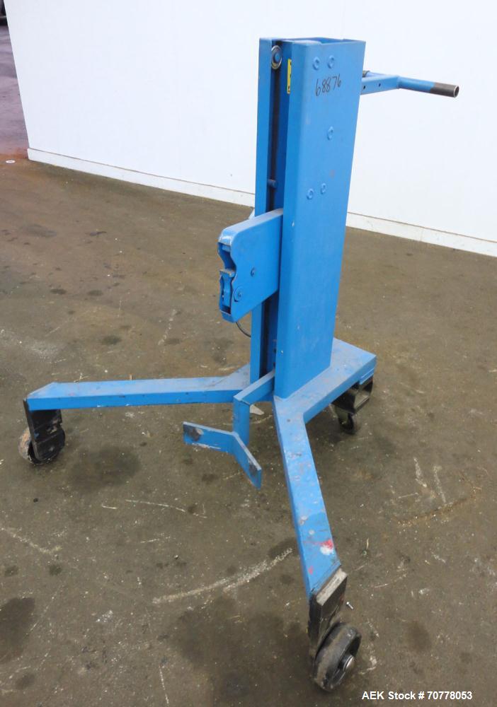 Used- Morse Series 82H Manual Hydraulic Drum Lifter / Palletizer, Carbon Steel