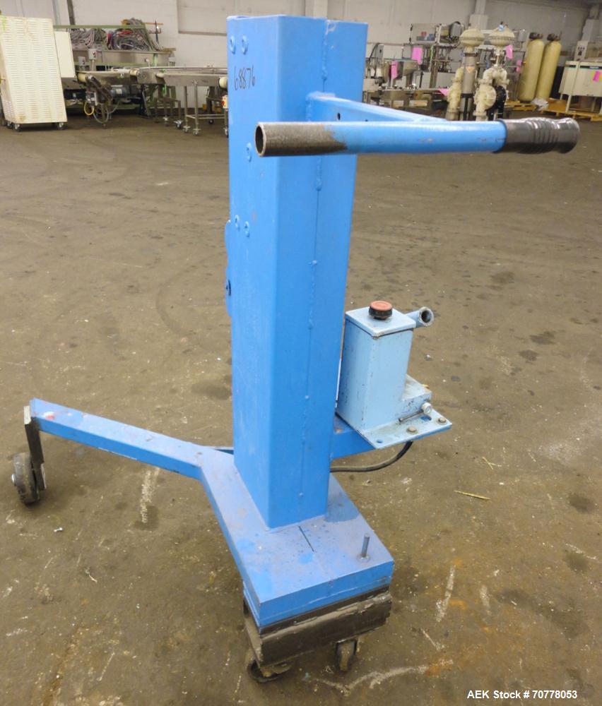 Used- Morse Series 82H Manual Hydraulic Drum Lifter / Palletizer, Carbon Steel