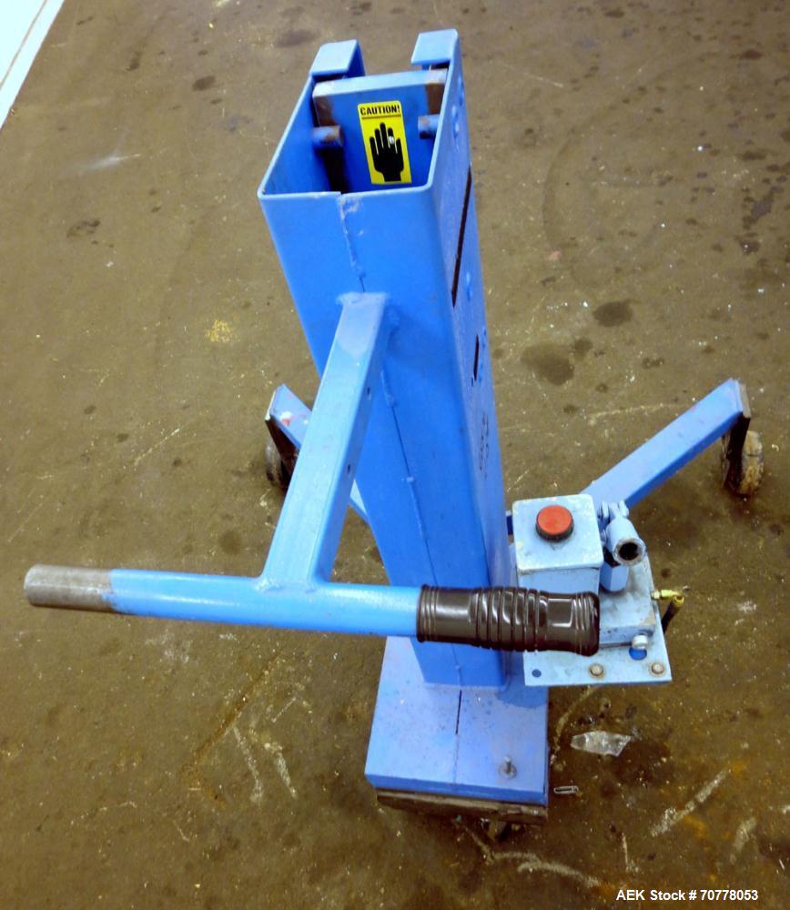 Used- Morse Series 82H Manual Hydraulic Drum Lifter / Palletizer, Carbon Steel