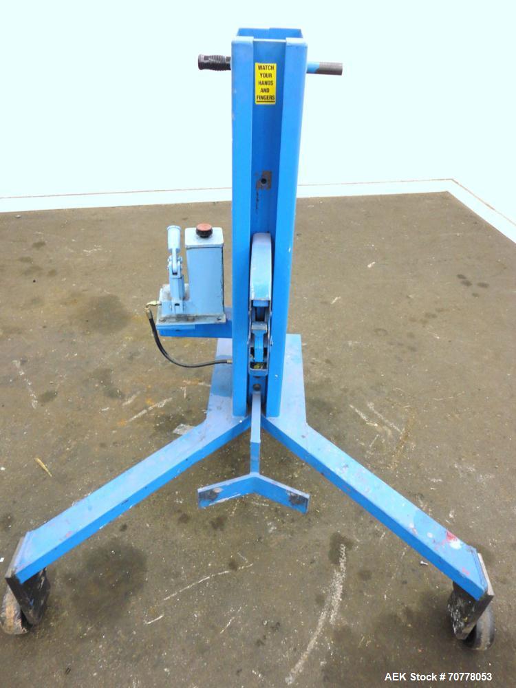 Used- Morse Series 82H Manual Hydraulic Drum Lifter / Palletizer, Carbon Steel