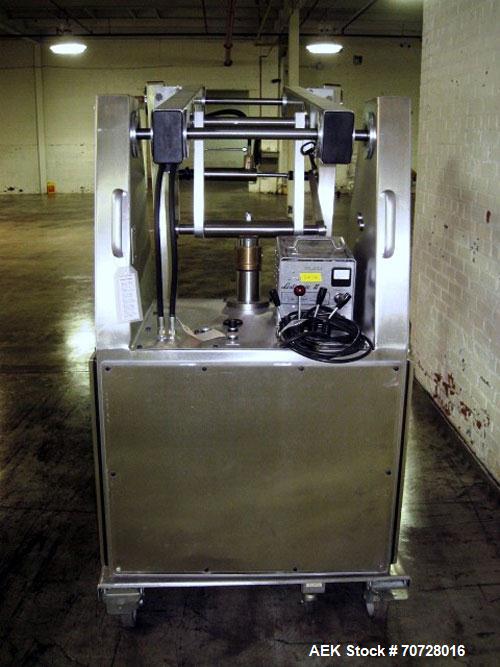 Used Muller Drum Lifter, model SLD 150/4, mobile design with wall charger unit (115V), 250 kg max load, serial # 943775, built 1994