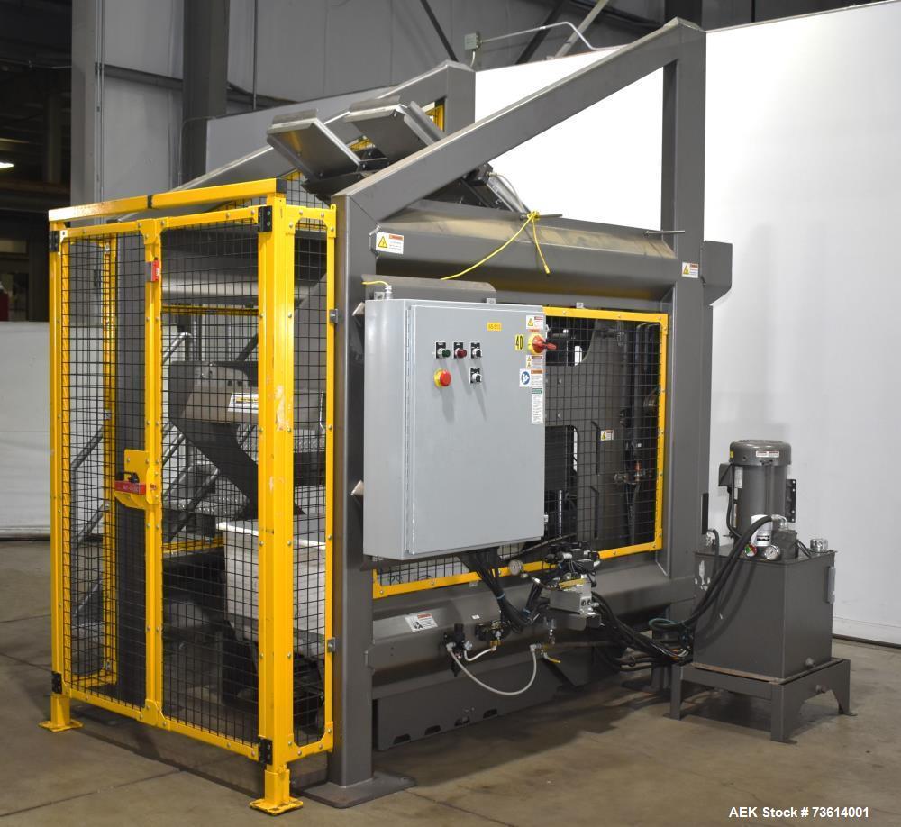 Used National Bulk Equipment (NBE) Box Dumper – 850 lb Capacity, 150° Rotation, 10 HP Hydraulic