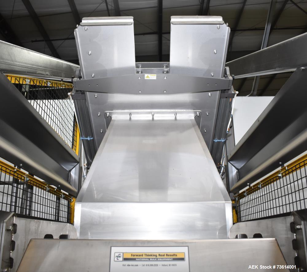 Used National Bulk Equipment (NBE) Box Dumper – 850 lb Capacity, 150° Rotation, 10 HP Hydraulic