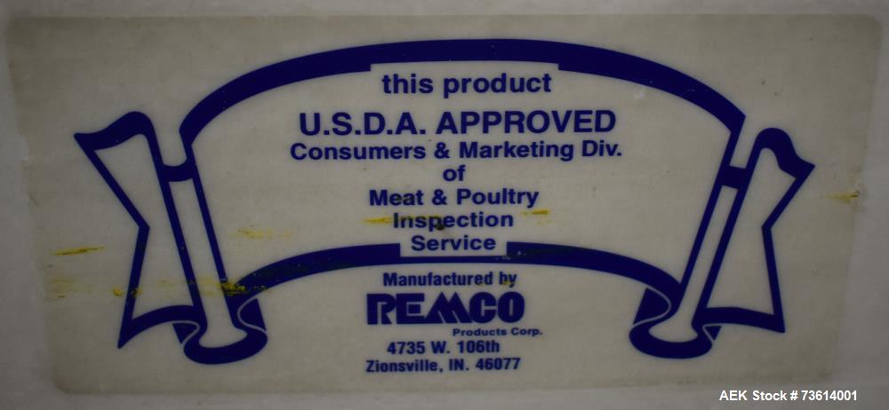 Used National Bulk Equipment (NBE) Box Dumper – 850 lb Capacity, 150° Rotation, 10 HP Hydraulic