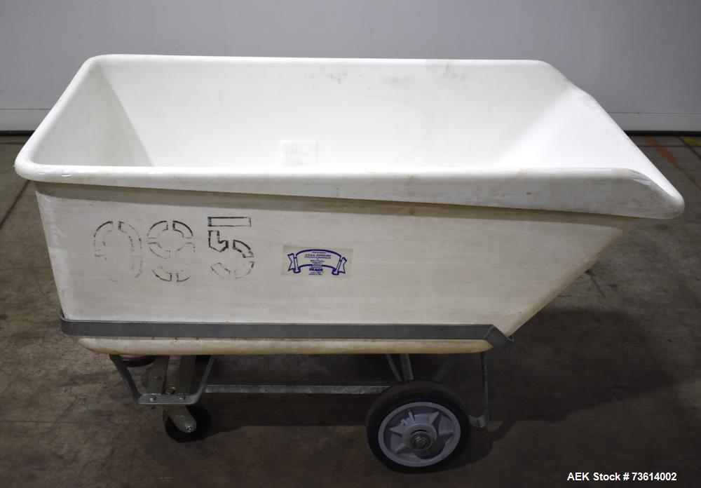 Used National Bulk Equipment (NBE) Box Dumper – 850 lb Capacity – Hydraulic Tote Dumper with Allen-Bradley Controls