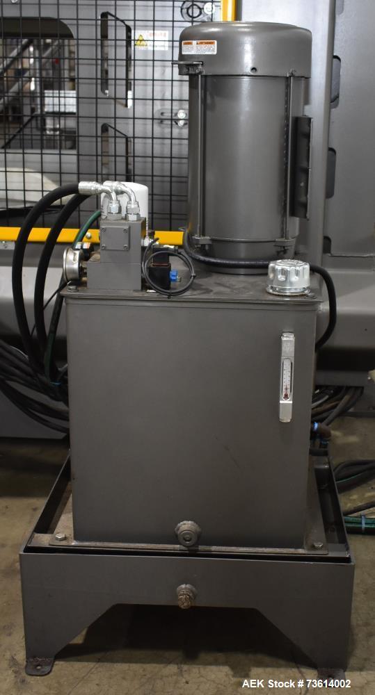Used National Bulk Equipment (NBE) Box Dumper – 850 lb Capacity – Hydraulic Tote Dumper with Allen-Bradley Controls