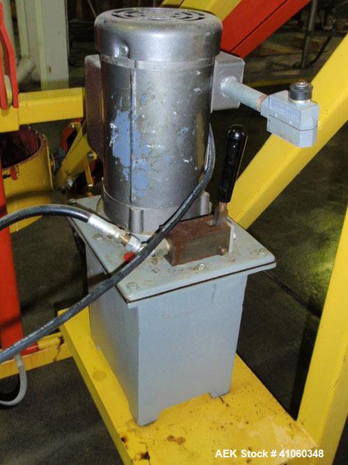 Used Carbon Steel Sterling Fleischman Hydraulic Drum Lift, Model CP95