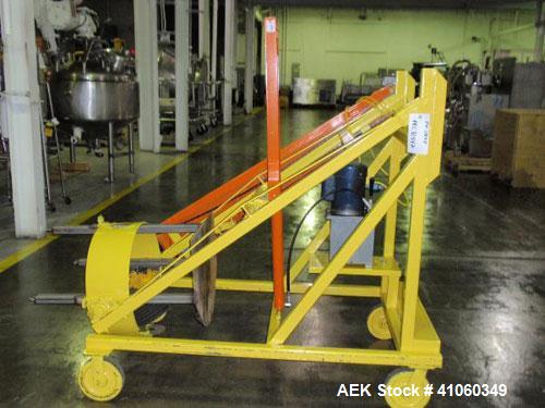 Used Carbon Steel Sterling Fleischman Hydraulic Drum Lift, Model CP95