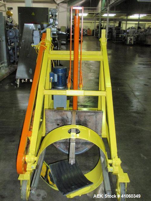 Used Carbon Steel Sterling Fleischman Hydraulic Drum Lift, Model CP95