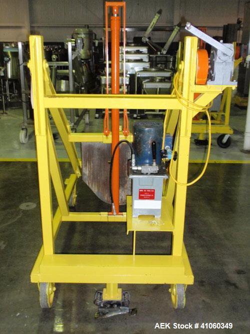 Used Carbon Steel Sterling Fleischman Hydraulic Drum Lift, Model CP95