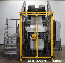 Used National Bulk Equipment (NBE) Box Dumper – 850 lb Capacity – Hydraulic Tote Dumper with Allen-Bradley Controls