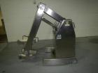 Used Muller Drum Lift and Tilt, Type SLDNE75/4, stainless steel construction, rated 150 kg capacity, serial #923725, new 1992.
