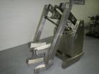 Used Muller Drum Lift and Tilt, Type SLDNE75/4, stainless steel construction, rated 150 kg capacity, serial #923725, new 1992.