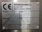 Used- Officine Facchini Single Column Dumper, Model ER002.  304 Stainless Steel construction. Capacity 500 kg. Serial# 702. ...