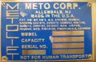 Used- Metolift Drum Lifter, Model M2510-10, Stainless Steel Construction.