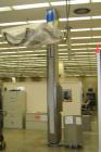 Used Stainless Steel (base and column) Meto Corp Metolift Power Drum Lift/Inver