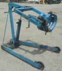 Used Morse Manufacturing Hydra-Lift Drum Dumper, Series 400, Model 400-A60, Carbon Steel. Manual lift and tilt, 60’’ lift height from floor to lowest point of a horizontal 55 gallon steel drum. Drum ...
