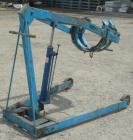 Used Morse Manufacturing Hydra-Lift Drum Dumper, Series 400, Model 400-A60, Carbon Steel. Manual lift and tilt, 60’’ lift height from floor to lowest point of a horizontal 55 gallon steel drum. Drum ...