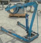 Used Morse Manufacturing Hydra-Lift Drum Dumper, Series 400, Model 400-A60, Carbon Steel. Manual lift and tilt, 60’’ lift height from floor to lowest point of a horizontal 55 gallon steel drum. Drum ...
