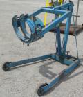 Used Morse Manufacturing Hydra-Lift Drum Dumper, Series 400, Model 400-A60, Carbon Steel. Manual lift and tilt, 60’’ lift height from floor to lowest point of a horizontal 55 gallon steel drum. Drum ...