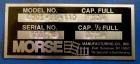 Used Morse Model 400S-96-110 Drum Dumper