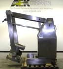 Used Muller Mobile Drum Handler, Model SLD 150/4, Stainless Steel. 23’’ (600 mm) Maximum diameter container, 550 pound maximum capacity lift load (250 kg), approximately 135’’ dump height. Operating ...