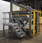 Used National Bulk Equipment (NBE) Box Dumper – 850 lb Capacity – Hydraulic Tote Dumper with Allen-Bradley Controls