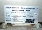 Used Material Handling Drum Runner, Model 4600A/H, carbon steel. 800 pound drum capacity, air/oil lift, manual tilt. Drum diameters 18