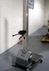Used Vistil Manufacturing Company Lift, Model PEL-100-A/LS/HC, 125 lb / 57 kg capacity, 110V input, 24 VDC battery operated, serial number S305295, built 8/2005