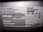 Used Vistil Manufacturing Company Lift, Model PEL-100-A/LS/HC, 125 lb / 57 kg capacity, 110V input, 24 VDC battery operated, serial number S305295, built 8/2005