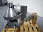 Used Servo Lift Drum Handler, Model HR150. Stainless steel construction, 150 kg capacity, floor mounted, serial# 10935, new 2004.