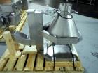 Used Servo Lift Drum Handler, Model HR150. Stainless steel construction, 150 kg capacity, floor mounted, serial# 10935, new 2004.