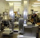 Used Servo-Lift Ergonomic Mobile Drum Manipulator, 304/321 Stainless Steel. Designed to clamp, lift, transport, and invert various size drums. Maximum load capacity 330 pounds (150kg), column height ...