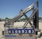 Used Sterling Fleischman Hydraulic Drum Lift, Model CP95AESMT, 304 Stainless Steel. Approximate 750 pound capacity, lift height of 95’’. 1/2 hp, 1/60/115/230 volt, 1725 rpm hydraulic motor. Manual ha...