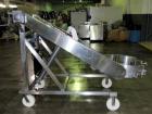 Used Sterling Fleischman Hydraulic Drum Lift, Model CP95AESMT, 304 Stainless Steel. Approximate 750 pound capacity, lift height of 95’’. 1/2 hp, 1/60/115/230 volt, 1725 rpm hydraulic motor. Manual ha...