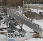 Used Sterling Fleischman Hydraulic Drum Dumper, 304 Stainless Steel. Approximate 750 pound capacity. 3/4 hp, 1/60/115/230 volt, 1725 rpm motor. Manual hand crank drum tilt. Unit mounted on casters.