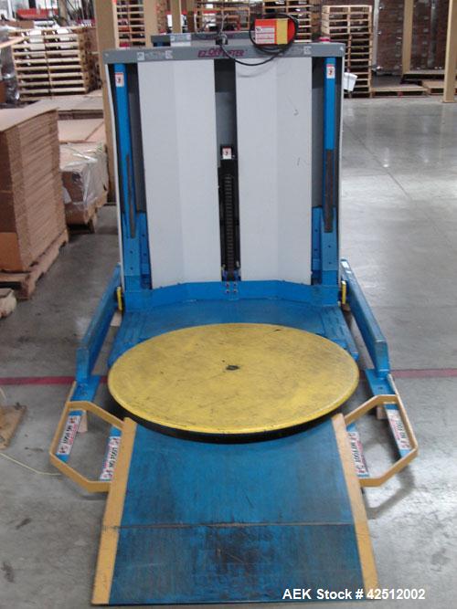 Used Bishamon EZ Off Lifter Pallet Carousel and Positioner. Maximum pallet size 44" x 48"; 1 hp, 115V, 1 phase electric motor and a hydraulic power unit that has unitized control valves and reservoir...